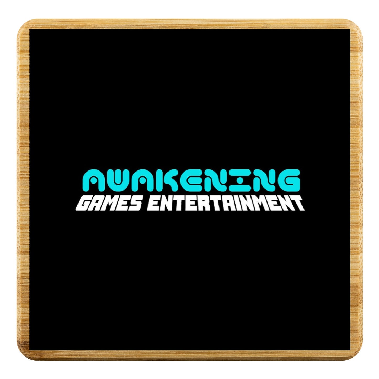 Awakening Games Entertainment Natural Bamboo Table Coasters